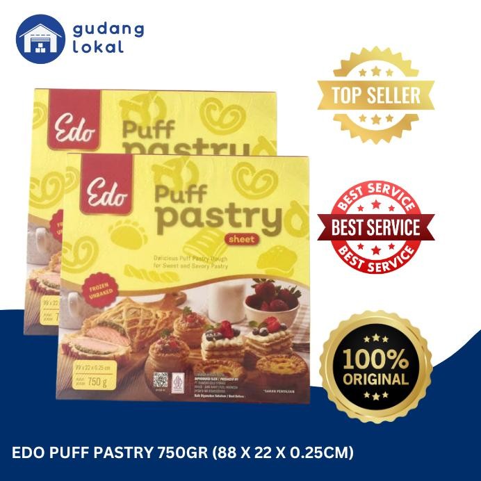 

Edo Puff Pastry Sheets 750Gr (Frozen) Nugi