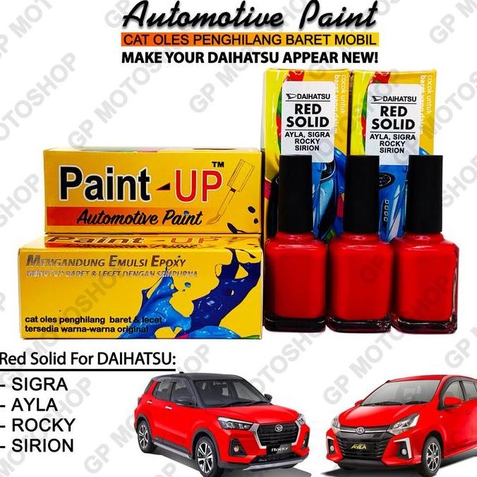 WM - Red Solid Cat Oles Penghilang Baret Mobil Merah