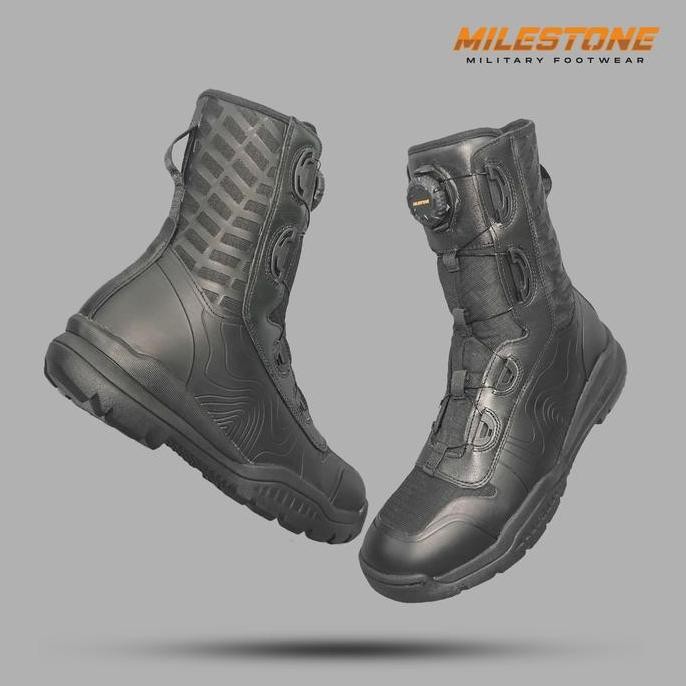 Sepatu Tactical PDL Tali Putar Milestone Formosa Standart Jatah TNI POLRI KEMHAN