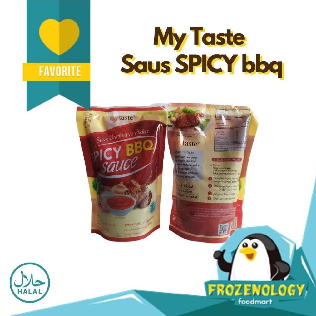 

Saus SPICY Barbeque My Taste BBQ Sauce 500 gr Saos Panggang Grill Nugi