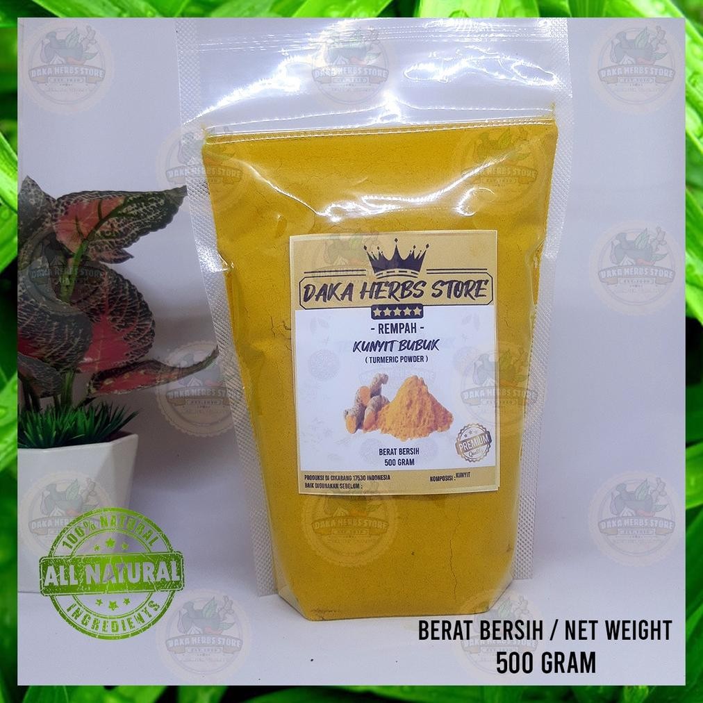 

Bubuk Kunyit tanpa campuran (500 Gram) Nugi
