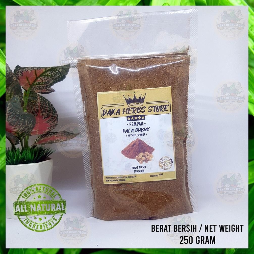 

Pala Bubuk Murni Tanpa Campuran 250 Gram Nugi