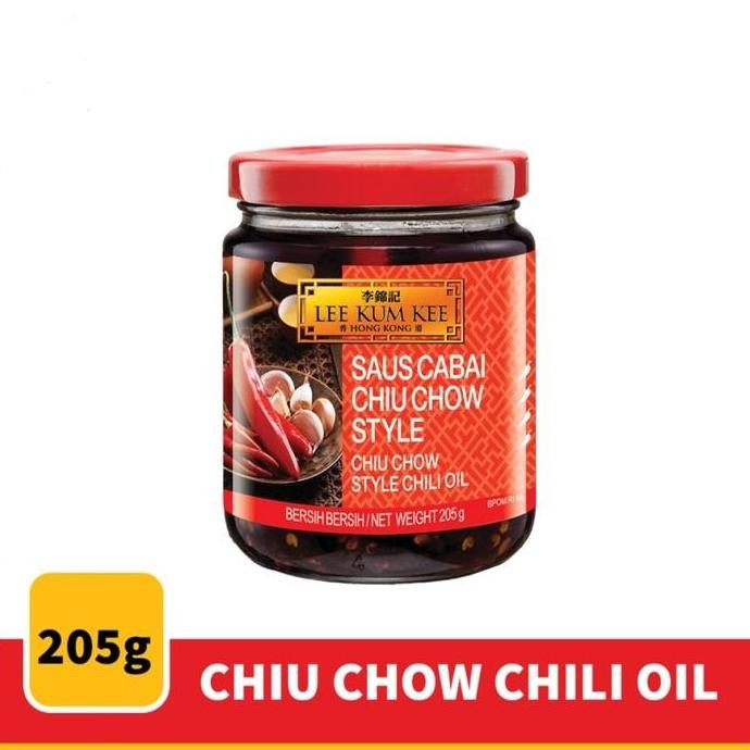 

CHILI OIL LEE KUM KEE CHIU CHOU STYLE 205GR CABAI MINYAK KEDELAI CS