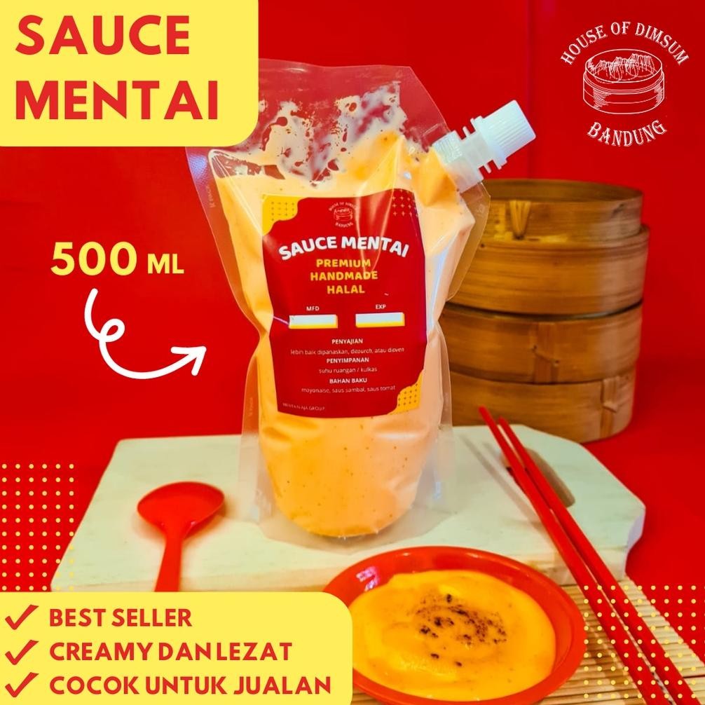 

Saos Saus Mentai Halal 500ml Premium Enak Nugi