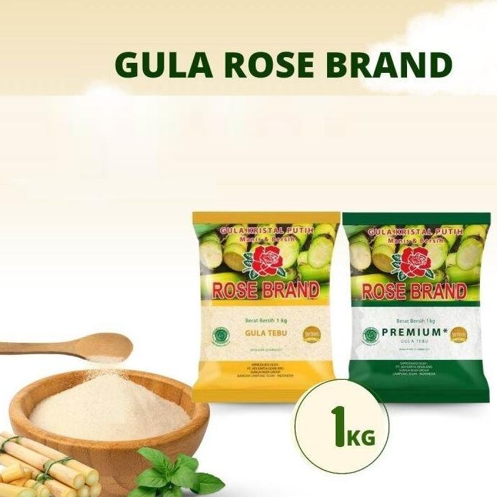 

Gula Pasir Rosebrand Premium 1kg Manis Alami Nugi