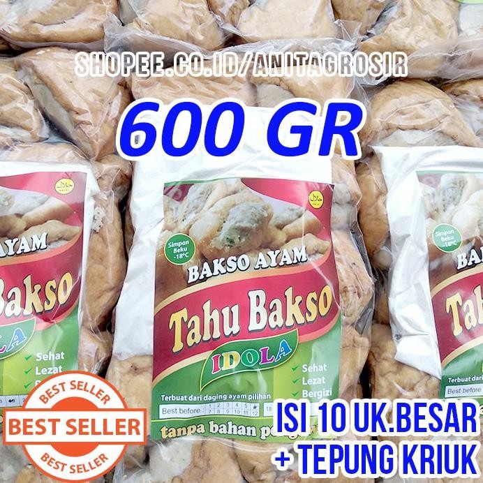 

Tahu Bakso IDOLA Isi 10 Ukuran Besar BAHAN CATERING Baso Daging Ayam Nugi