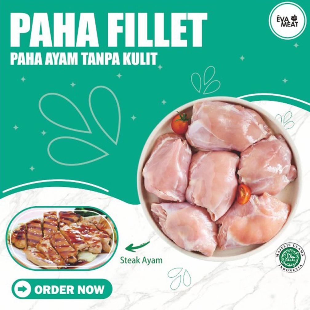 

Paha Filet - Chicken Thight Fillet - Fillet Paha Ayam - Boneless Thigh - Paha Filet Ayam Bandung Nugi