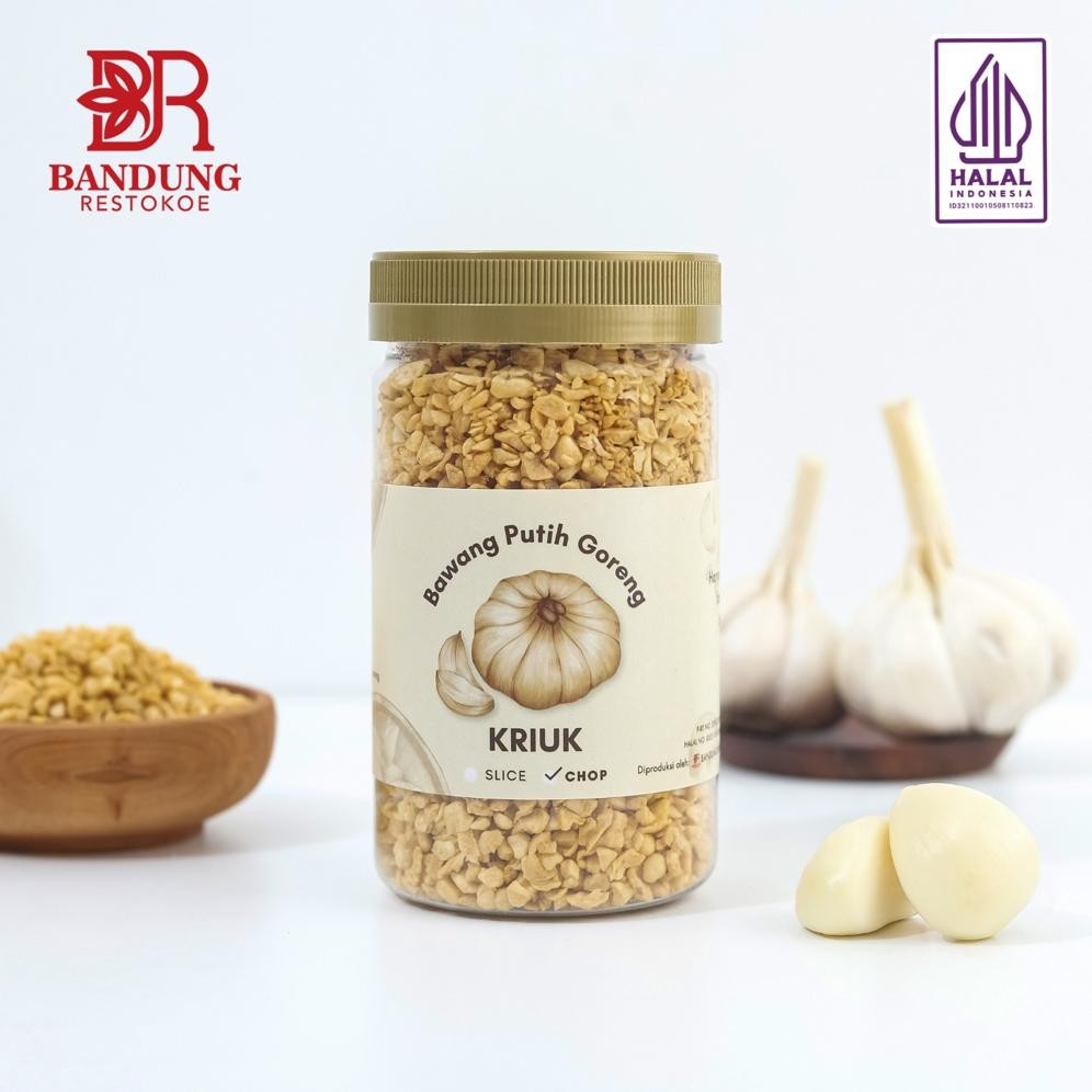 

Bawang Putih Goreng Kriuk 125gr - Cincang Nugi