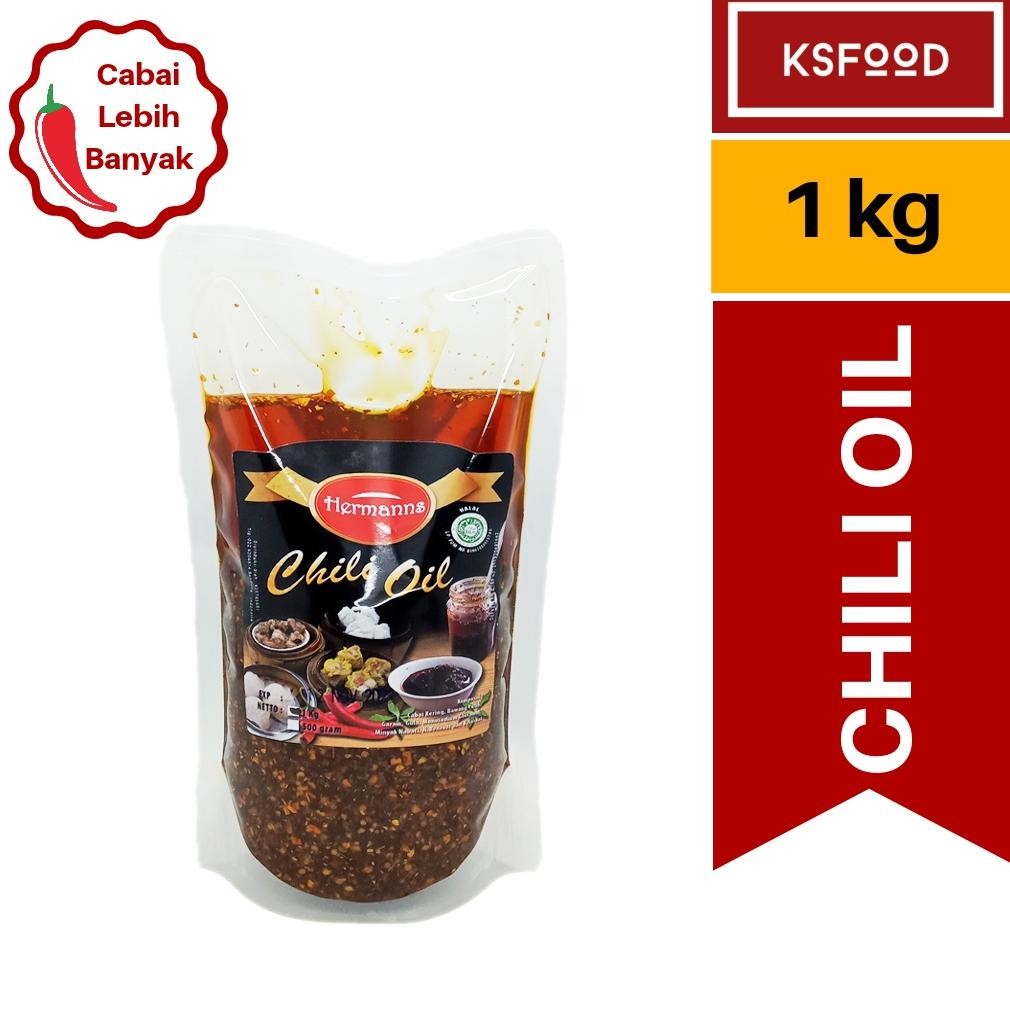 

Chili Oil / Minyak Cabai 1 Kg Nugi