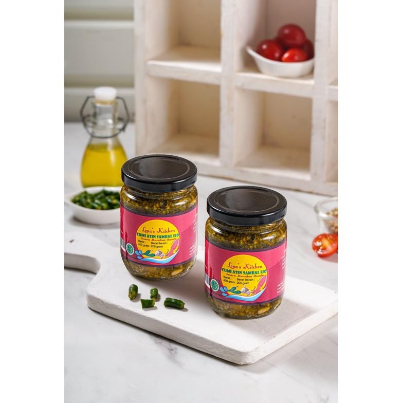 

Cumi Asin Sambal Ijo Berat 400gram Berat Isi 200gram Nugi