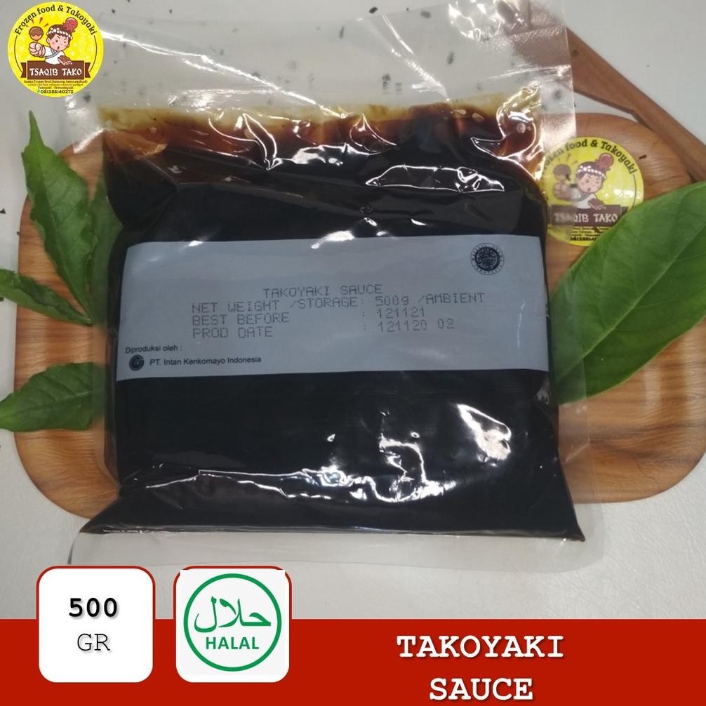 

PROMO TAKOYAKI SAUCE 500 g Halal Saus Topping Takoyaki & Okonomiyaki Nugi