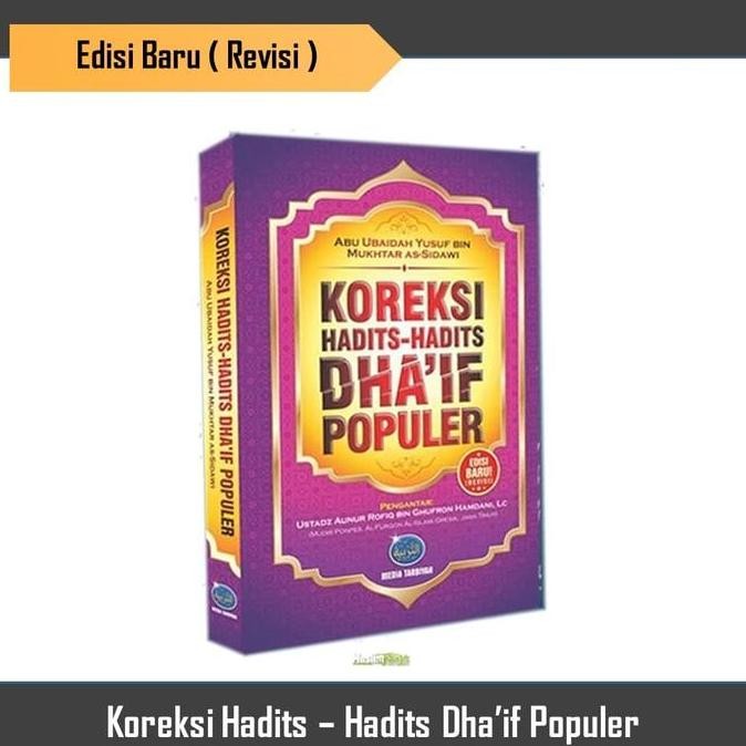Buku Koreksi Hadits Hadits Dhaif Populer - Media Tarbiyah
