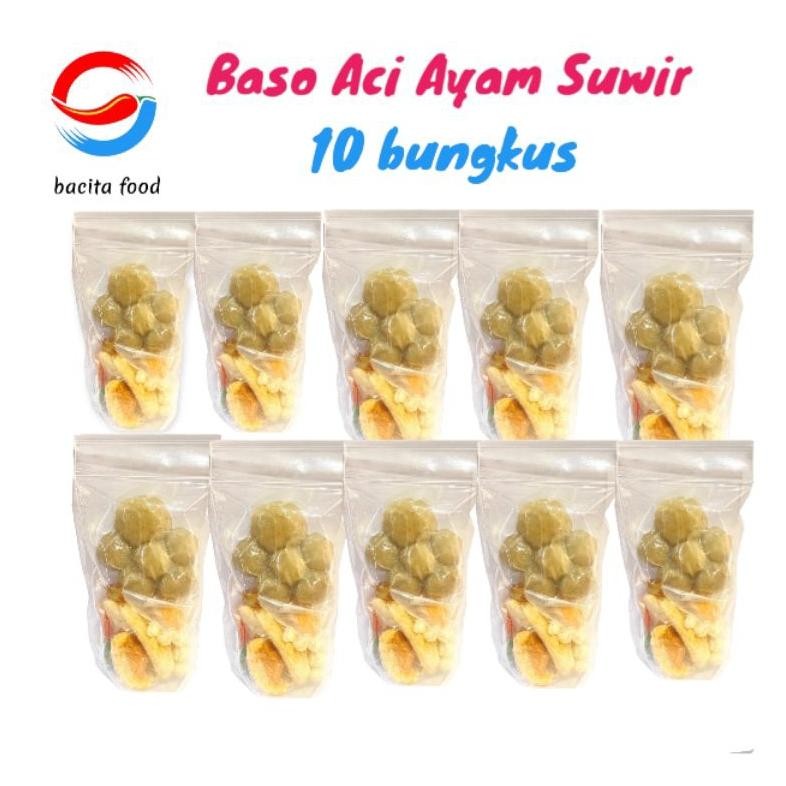 

Baso Aci Ayam Suwir Paket 10bks - Bacita Food Nugi