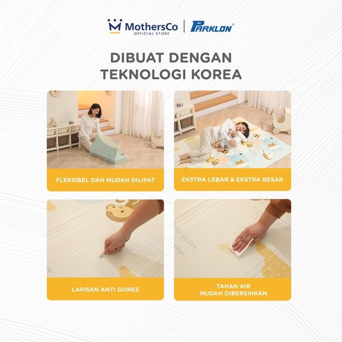 Parklon Xpe Fold Playmat 150X200Cm /180X200Cm Playmat Lipat Karpet Lipat Bayi Playmat Bayi Tebal