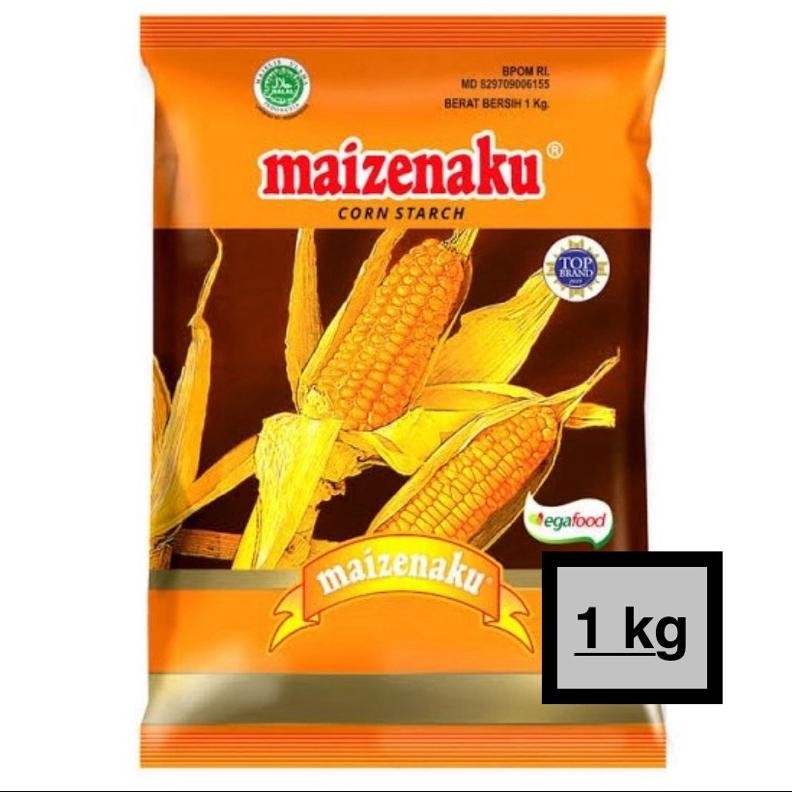 

TEPUNG JAGUNG | MAIZENAKU 1kg | TEPUNG MAIZENA | CORN STARCH Nugi