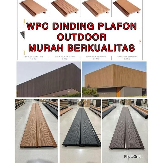 WPC dinding outdoor wallpanel cladding wpc panel