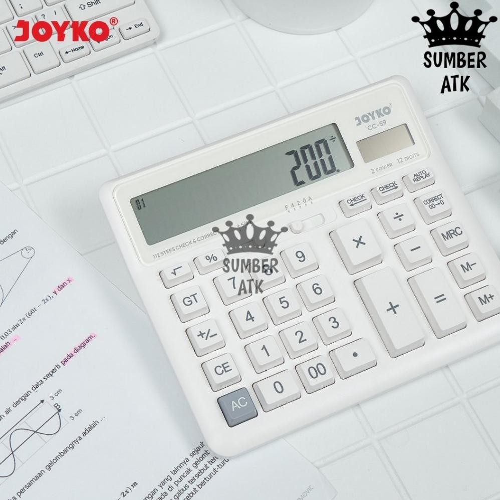 

Calculator Kalkulator Joyko CC-59 12 Digits Check Correct RB2