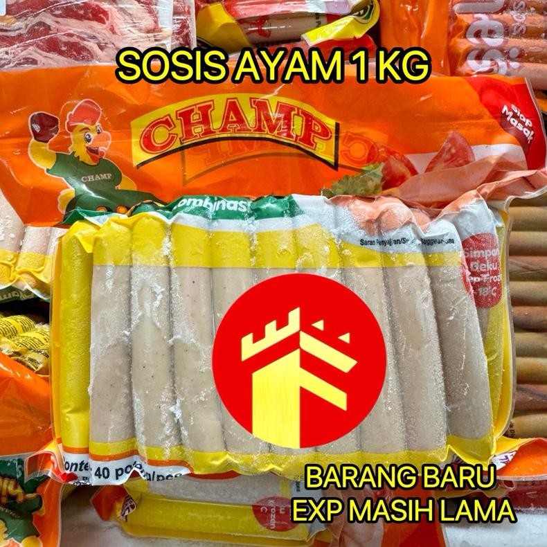 

Champ Sosis Ayam 1 Kg Berkualitas Dari Pabrik Nugi