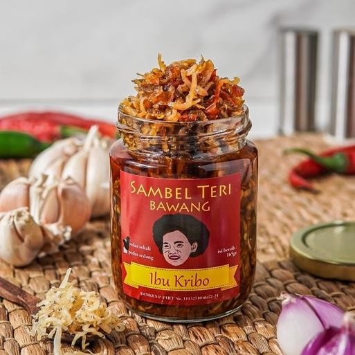 

SAMBEL TERI BAWANG Sambal Ibu Kribo Khas Bogor (Pedas Sedang) Nugi