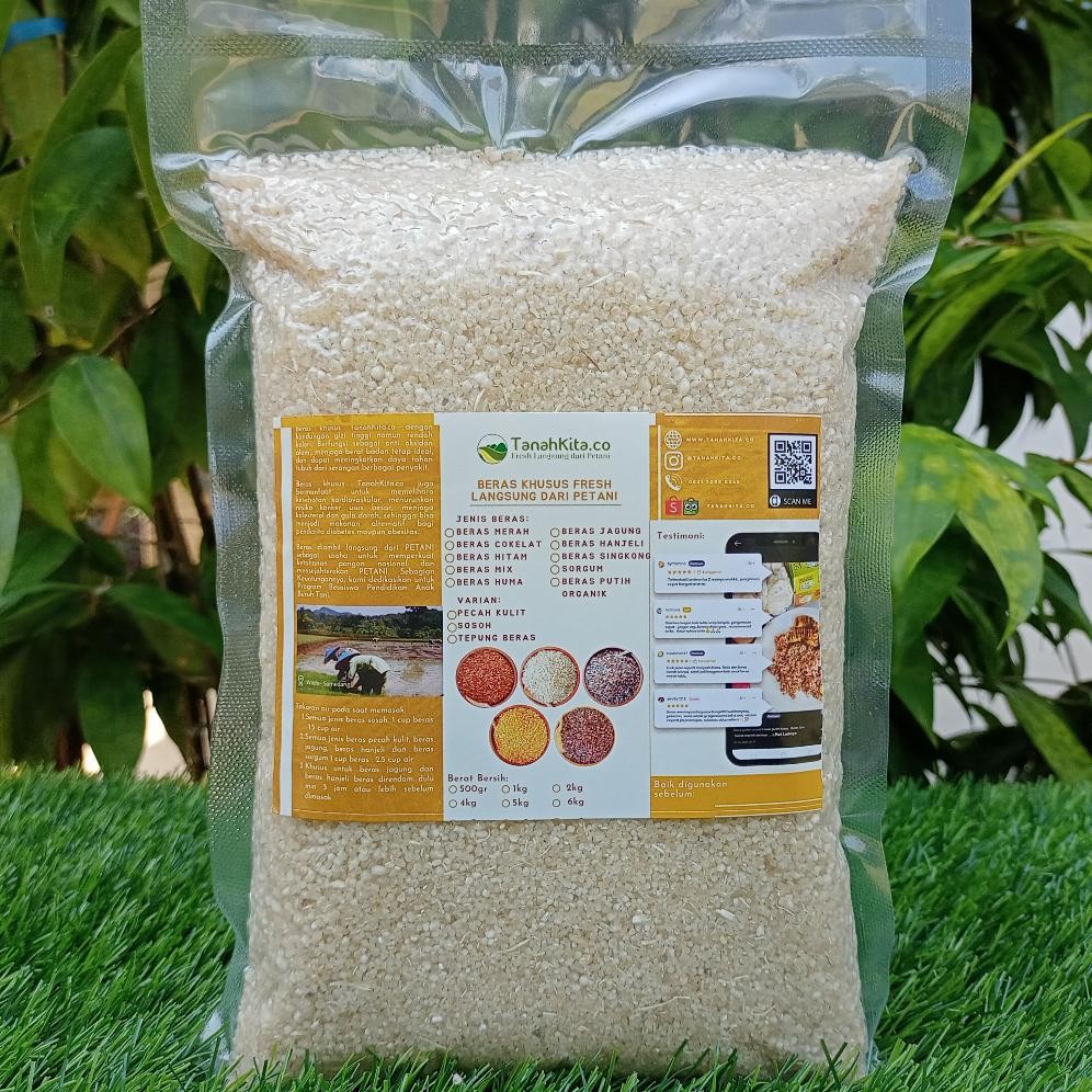 

Beras Singkong I Tiwul Instan I Oyek I Fresh Langsung Dari Petani I 1kg Vacuum Nugi