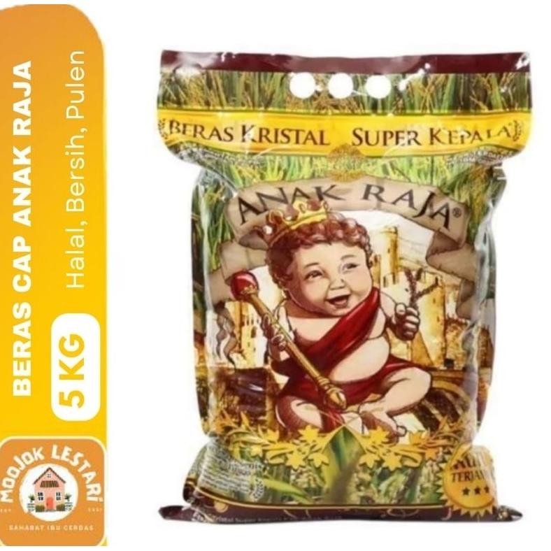 

CAP ANAK RAJA 5kg Beras Pulen Wangi Premium Halal Bermutu Tinggi Nugi