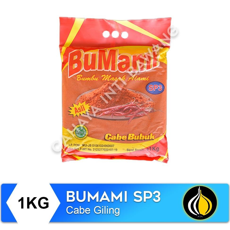 

Bumami Cabe Bubuk SP3 (Halus) - 1 KG Nugi