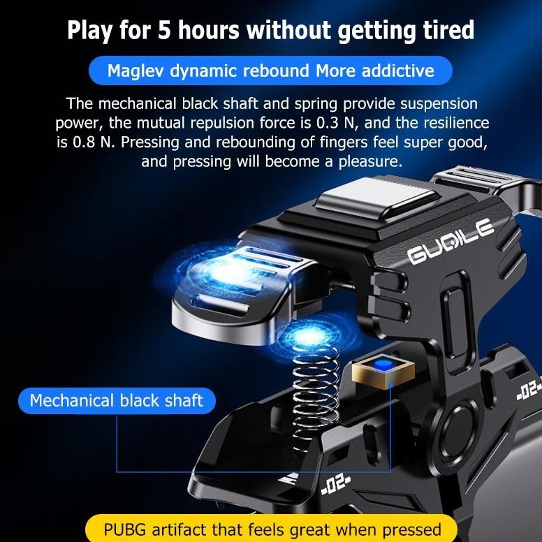 Mobile Trigger GT02 L1 R1 - PUBG FF CODM JOYSTICK GAMEPAD Nugi