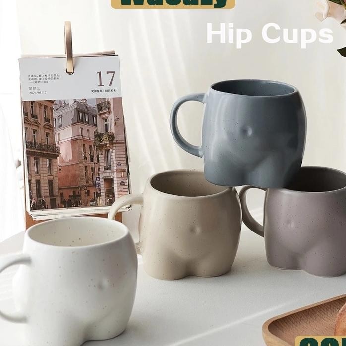 Mug Ceramic Cute Butt Mug Gaya Yang Menyenangkan Dan Unik Ceramic Cup Mug Kopi Yang Dipersonalisasi 
