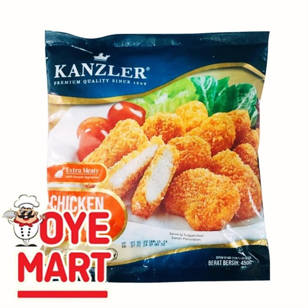 

KANZLER CHICKEN NUGGET 450GR NAGET AYAM Nugi