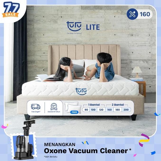 Kasur Base Support Foam TURU LITE ukuran 160x200 (Queen) FREE BANTAL