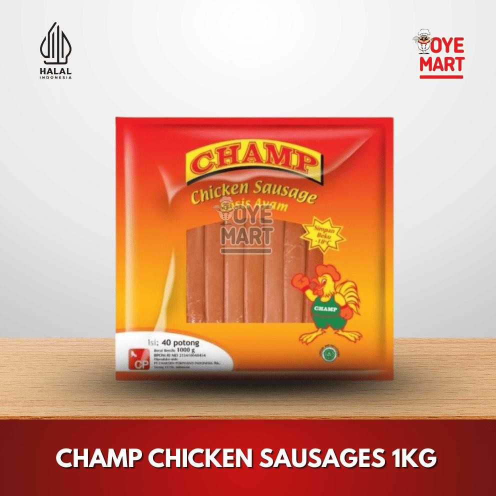 

Champ Sosis Ayam 1kg isi 40 Nugi