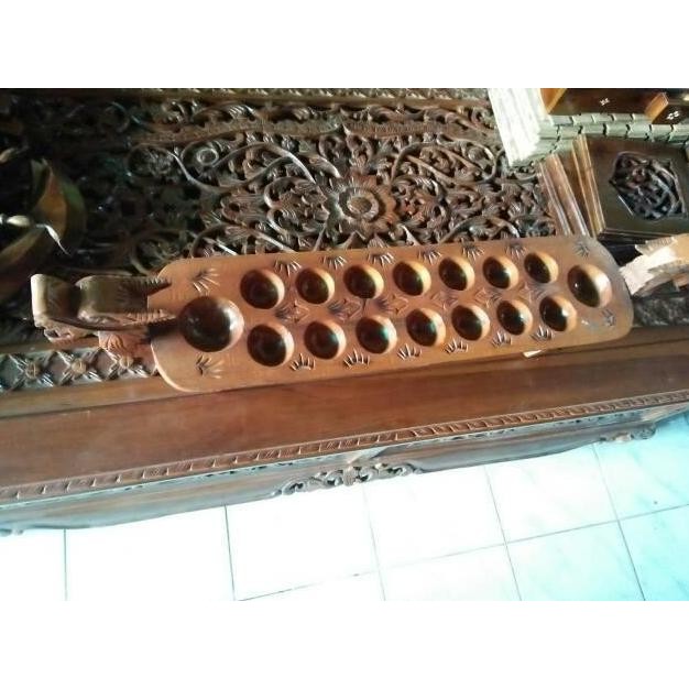 Dakon Congklak Ukir Free Biji Dakon Congklak PS