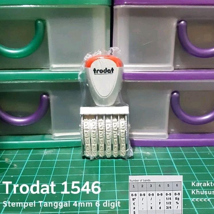 

Stempel Angka Manual 6 Digit 3mm 4mm 5mm Trodat 1536 1546 1556 RB3