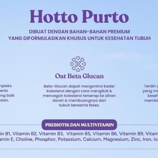 

Hotto Purto Multigrain 1 Pouch Isi 16 Sachet - Cemilan Sehat Serat Tinggi Diskon!