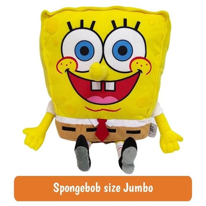 Siap Kirim Boneka Spongebob Jumbo Original Nickelodeon Plush Toys Karakter Lucu