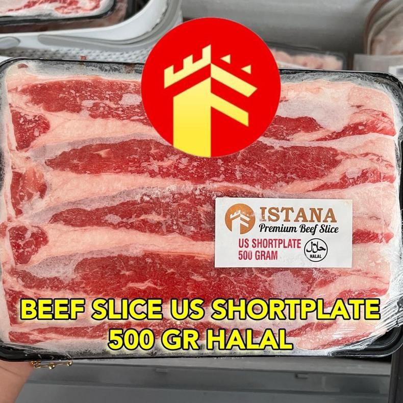 

BEEF SLICE US SHORTPLATE AUS SHORTPLATE 500 GR SUKIYAKI YAKINIKU TERIYAKI BBQ DAGING SAPI SLICE IRIS PREMIUM BBQ DAGING SLICE RENDAH LEMAK Nugi