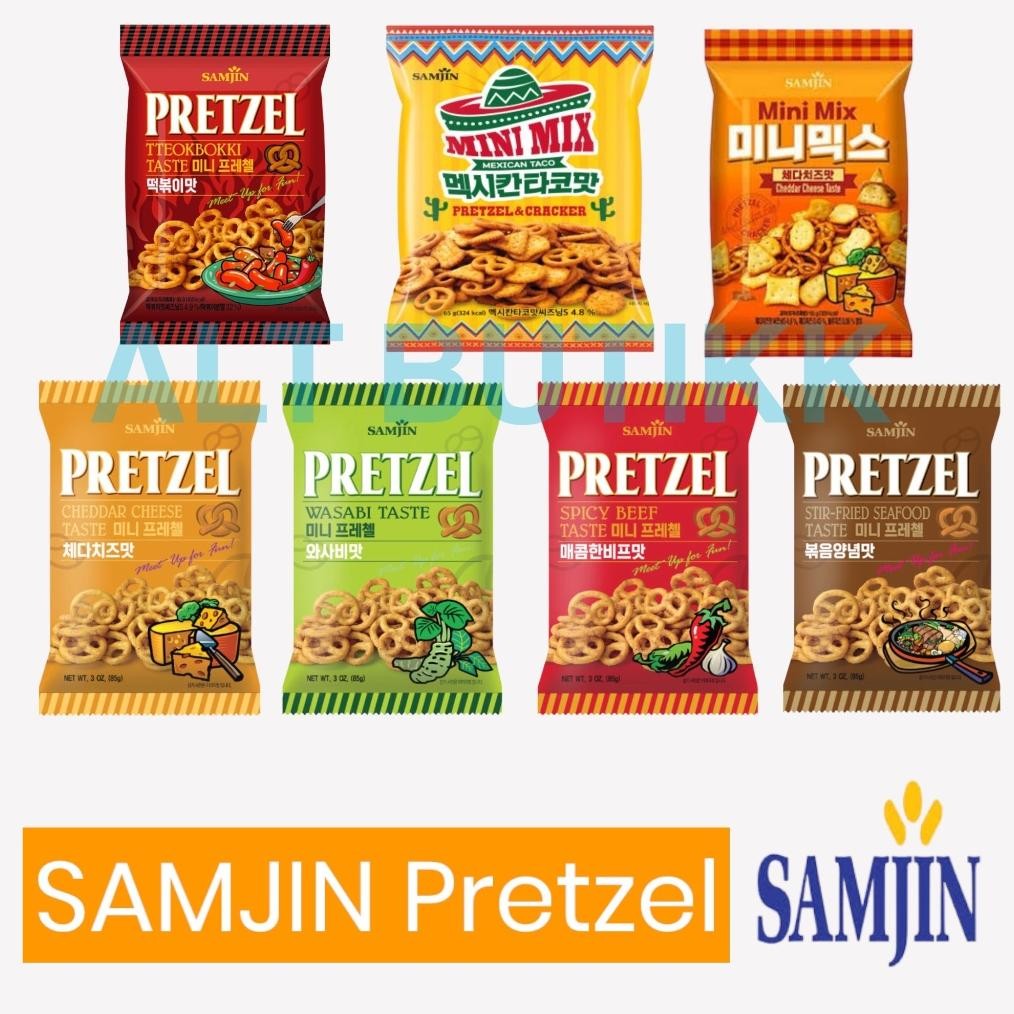 

READY STOCK SAMJIN PRETZEL 85 gr PRODUCT OF KOREA !