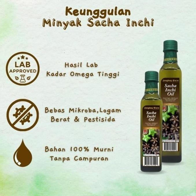 

Minyak Sacha Inchi 250Ml - Super Food Tinggi Omega 3 6 9 Sachi Oil Diskon!