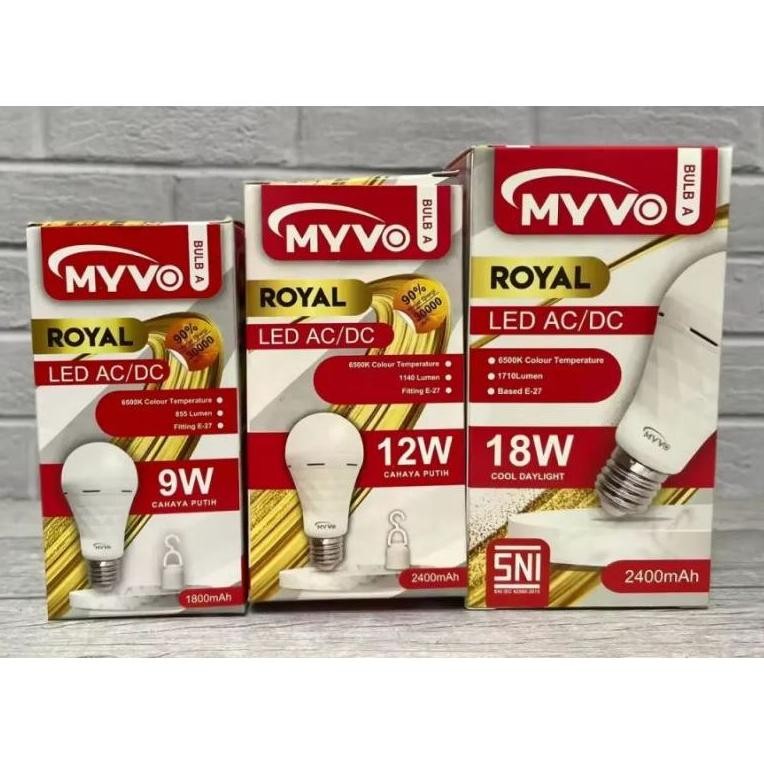BOHLAM EMERGENCY MYVO ROYAL 9W 12W 18W 9 WATT 12 WATT 18 WATT LAMPU EMERGENCY LED MYVO ROYAL BOHLAM 