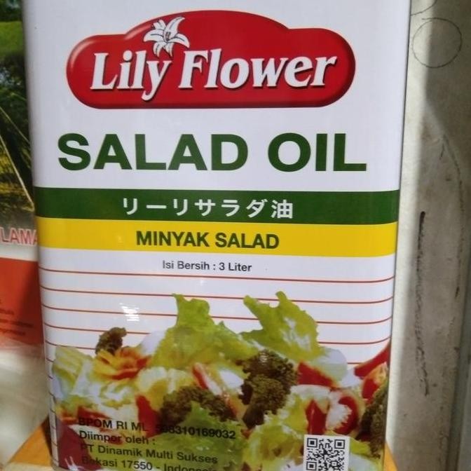 

Salad Oil Lily Flower 3 Liter - Minyak Sayur Berkualitas Untuk Masakan Sehat Diskon!