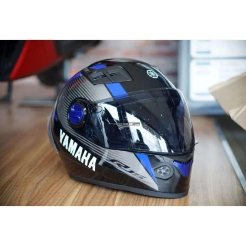 Terlaris Helm Yamaha Full Face R15 Connected Original / Helm Yamaha R15C Original