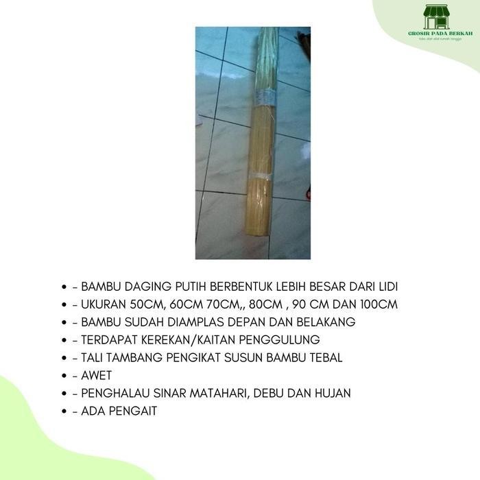 Kkim Gpb - Kerai Bambu Lidi - Tirai Bambu / Wide