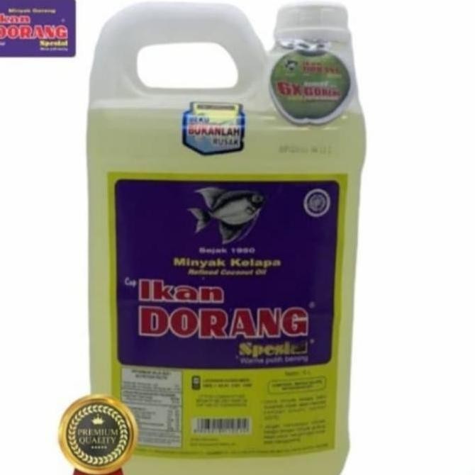 

Minyak Goreng Kelapa Ikan Dorang Spesial 5 Liter Diskon!
