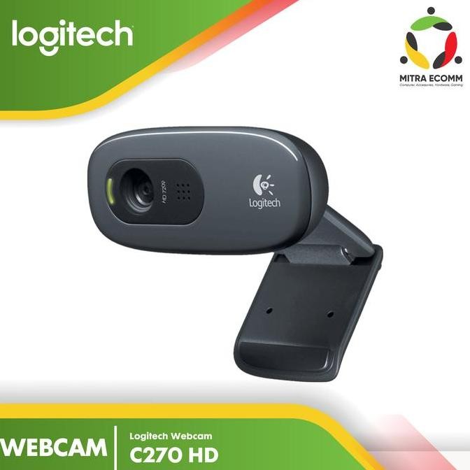 Tersedia Logitech Webcam C270 HD USB - Kamera Komputer Laptop Murah