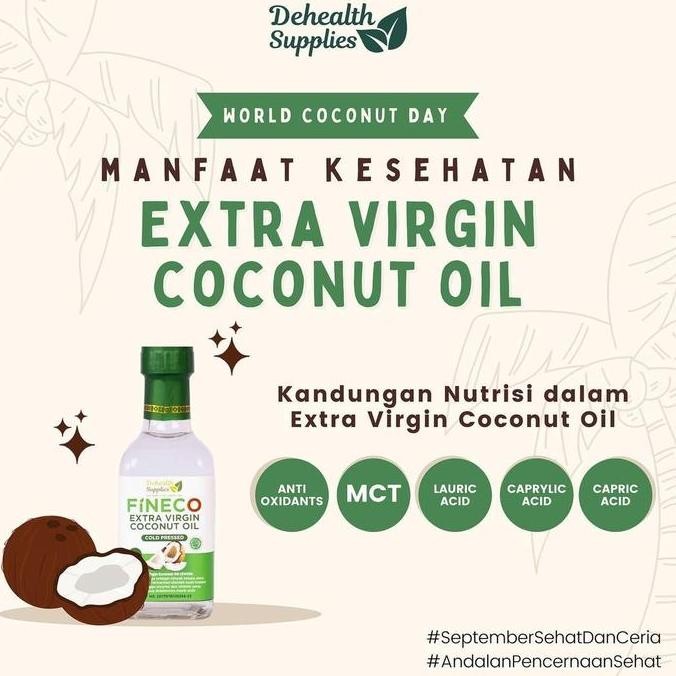 

Fineco Virgin Coconut Oil 500Ml - Vco Dari De Health Supplies Asli Diskon!
