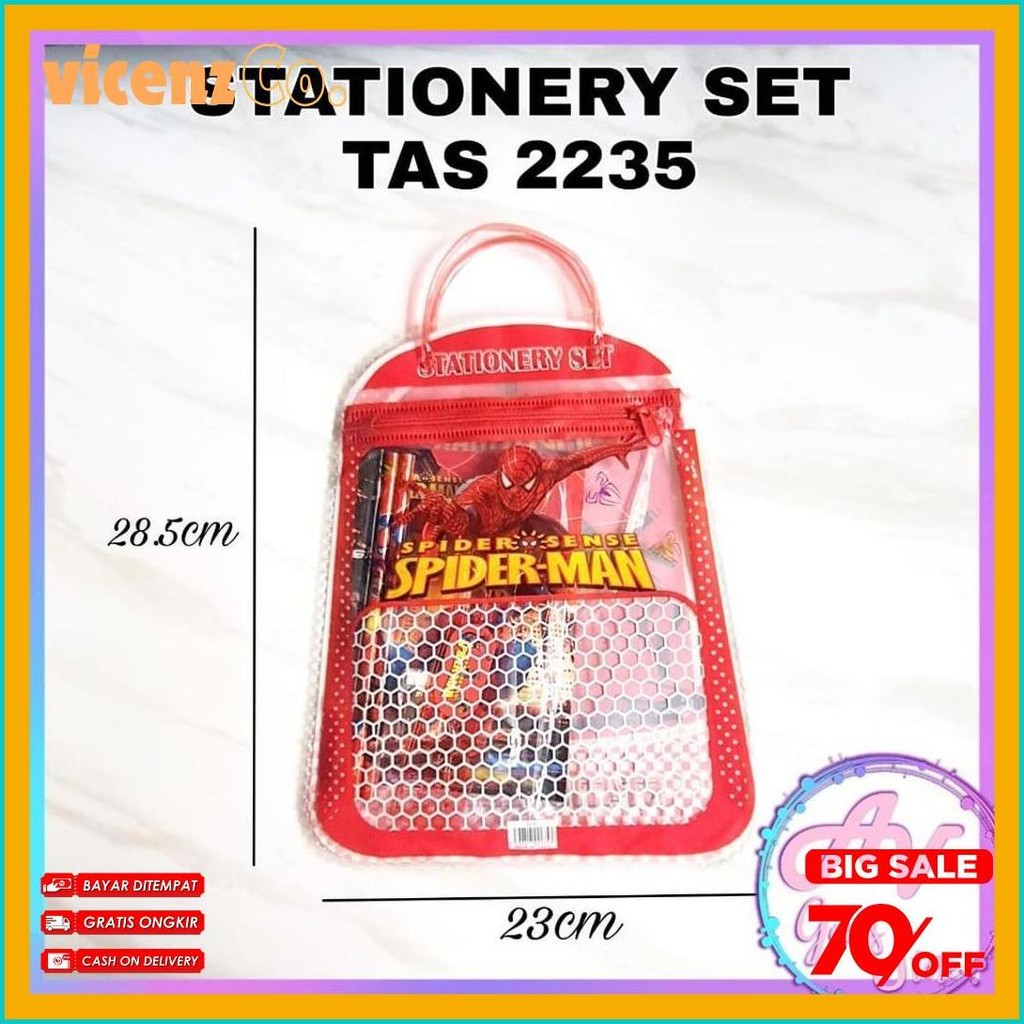 

Stationery Set / Paket Alat Tulis Set 7In1 Tas / Stationery Set 7In1 Tas 2235 Diskon Setengah Harga