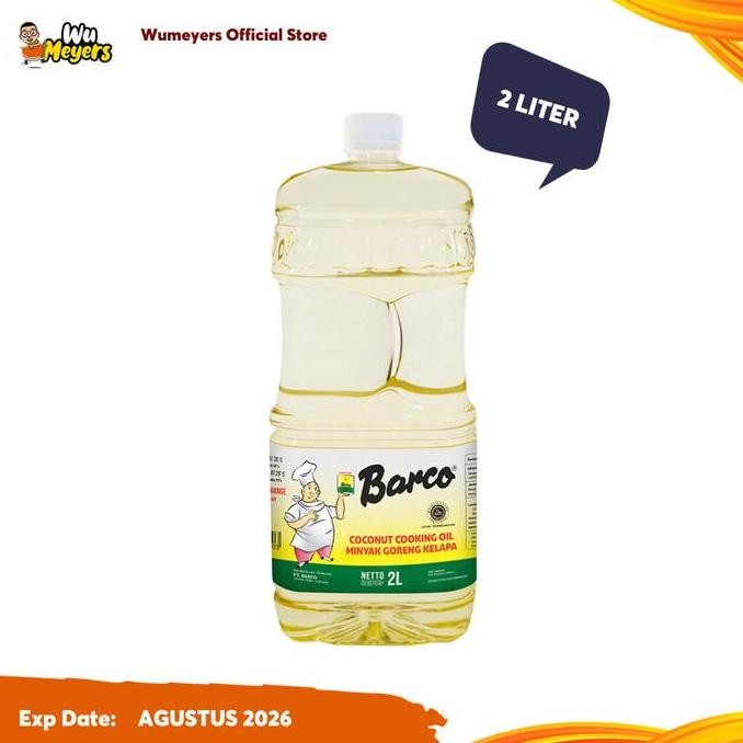 

Minyak Goreng Kelapa Barco 2 Liter - Coconut Oil Botol Premium Diskon!