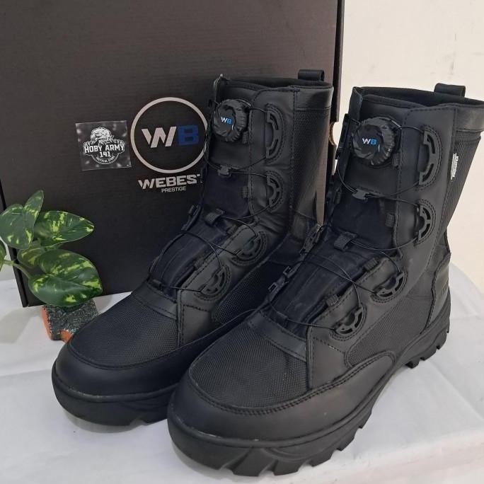 Sepatu PDL Webest Tali Putar TNI/Polri Sepatu PDL WB Tali Putar ORI
