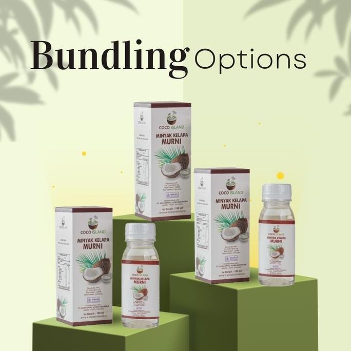 

Minyak Kelapa Murni Vco Coco Island 100Ml | Paket 3 Botol Diskon!