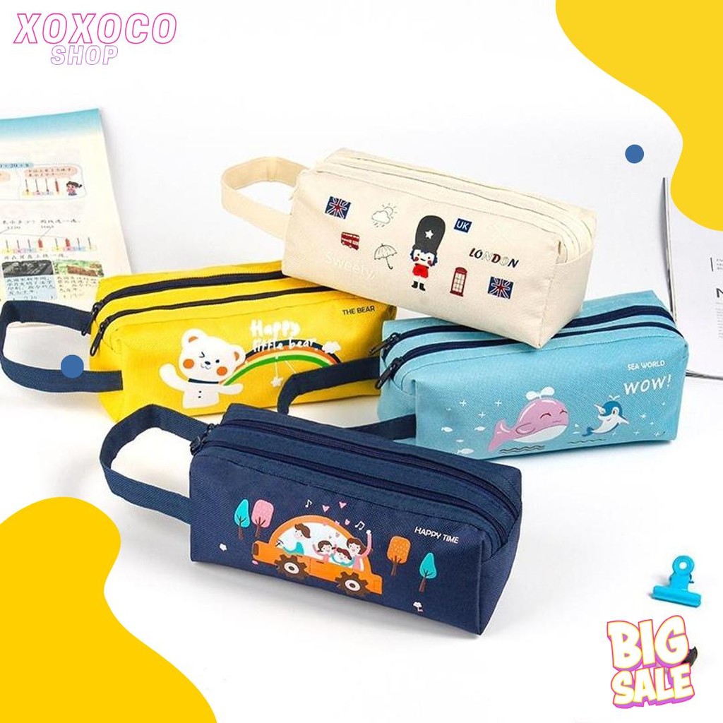 

Tempat Pensil/ Tempat Pensil & Alat Tulis Ritsleting Ganda/Dompet Pensil 2 Sleting Flash Sale! Diskon Hingga 70%